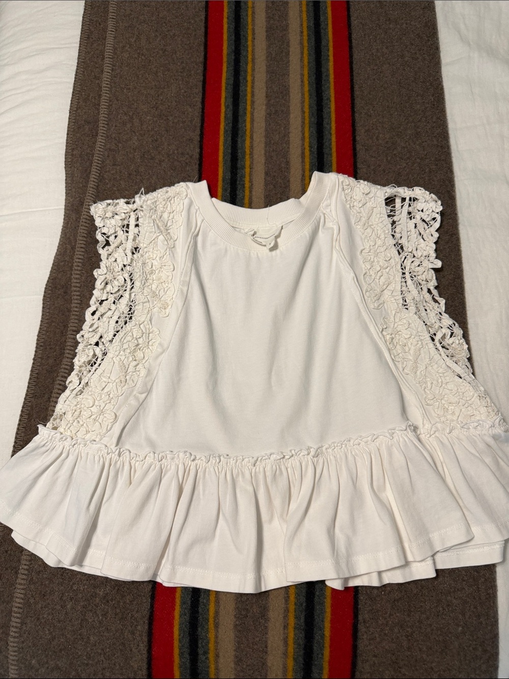Anthropologie Lace Top SM